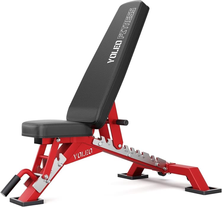 YOLEO – Banc de musculation réglable (Charge 300 kg)